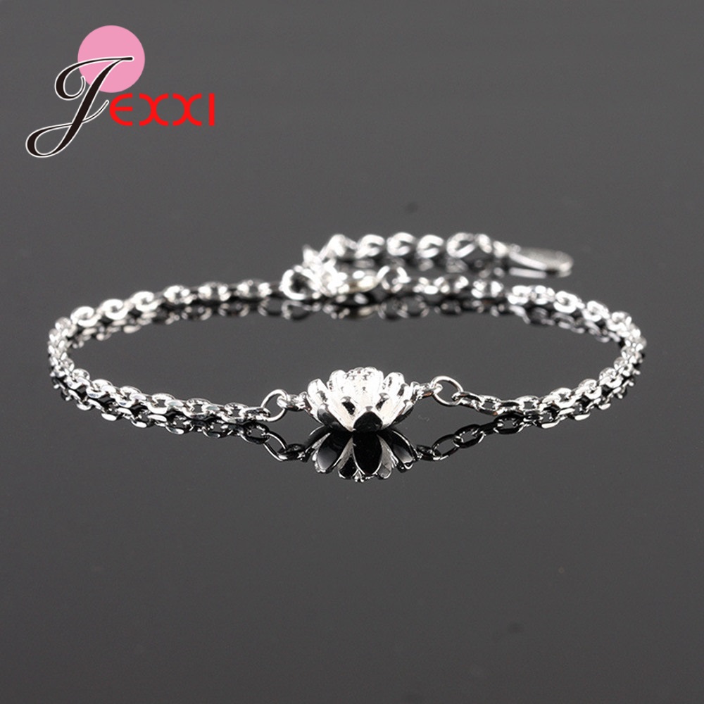 Yellow Body Jewelry - Gelang Perak Murni 925 Bunga Tanaman