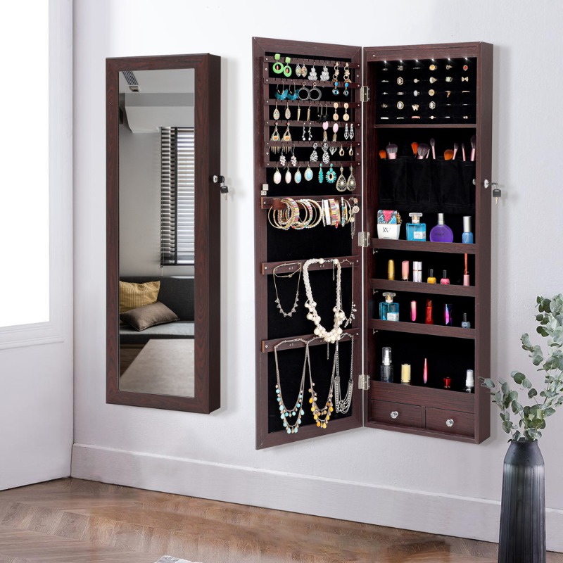 Body Jewelry Storage - Cermin rias badan penuh, cermin rias