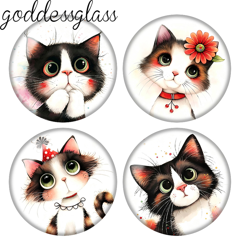 Body Jewelry Top - Kucing Lucu Kartun Lukisan Kucing 10
