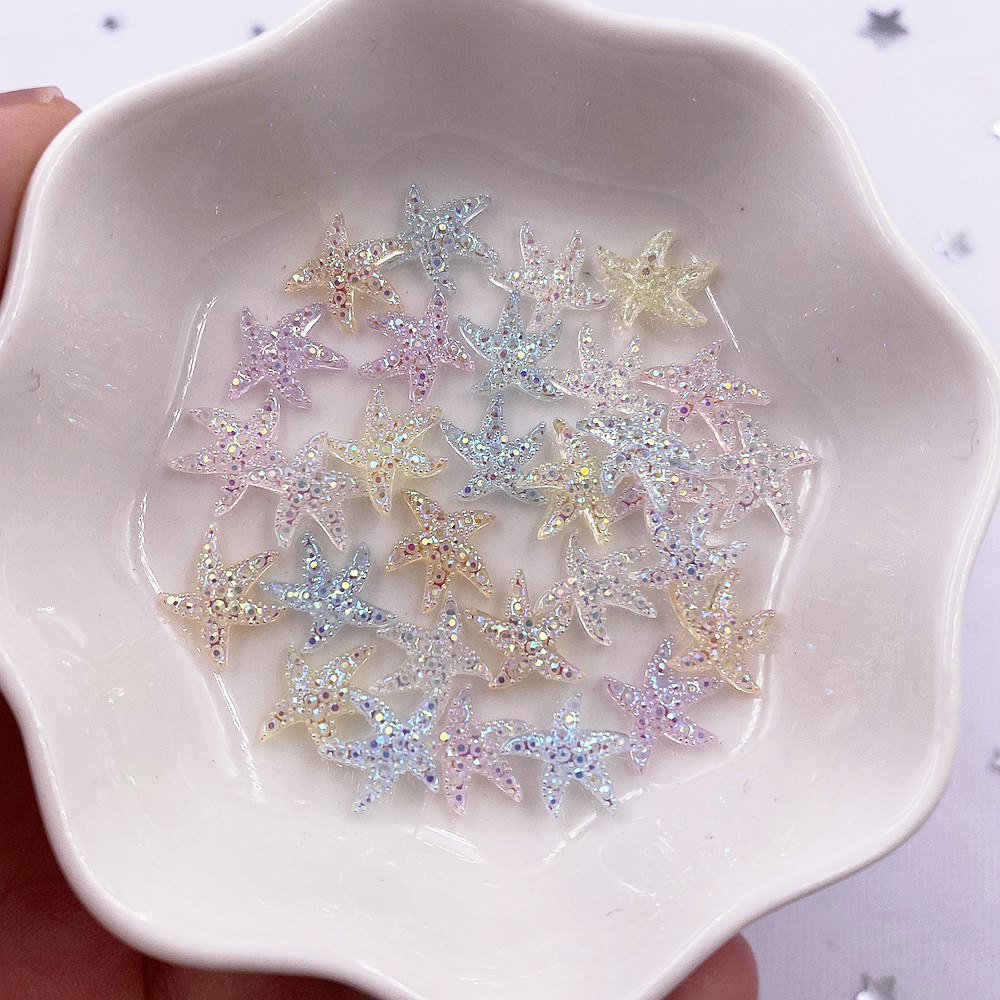Star Flat Back - 10Mm Mini Bintang Berkilau Seni Kuku
