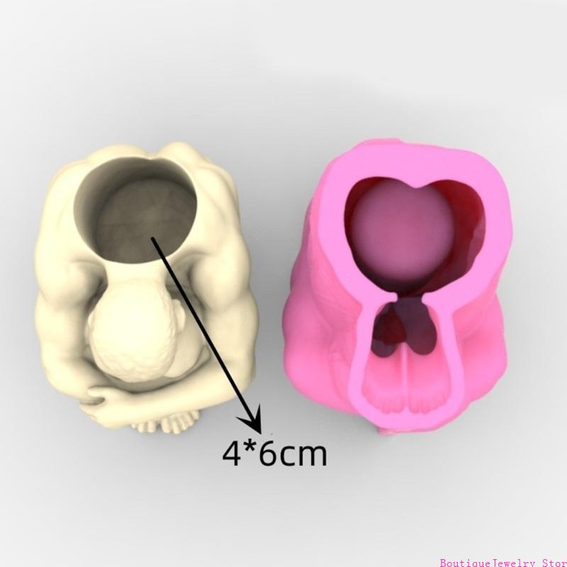 E1PE Cetakan Silikon Pot Bunga - Body Jewelry Storage ulasan dan harga