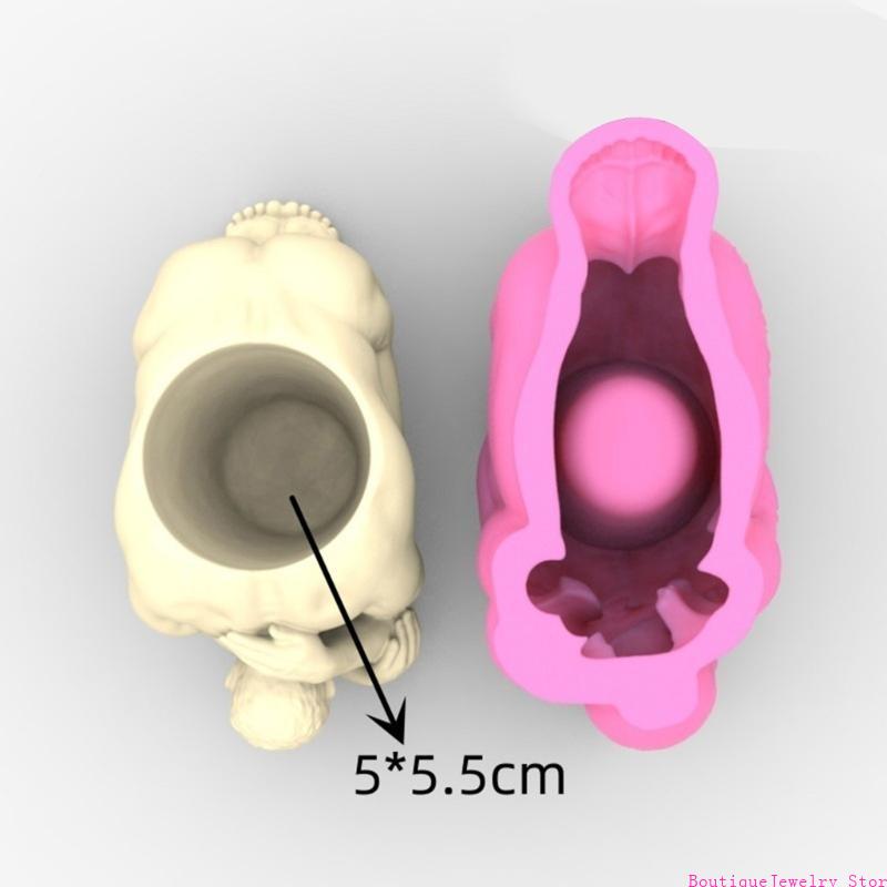 E1PE Cetakan Silikon Pot Bunga - Body Jewelry Storage ulasan dan harga