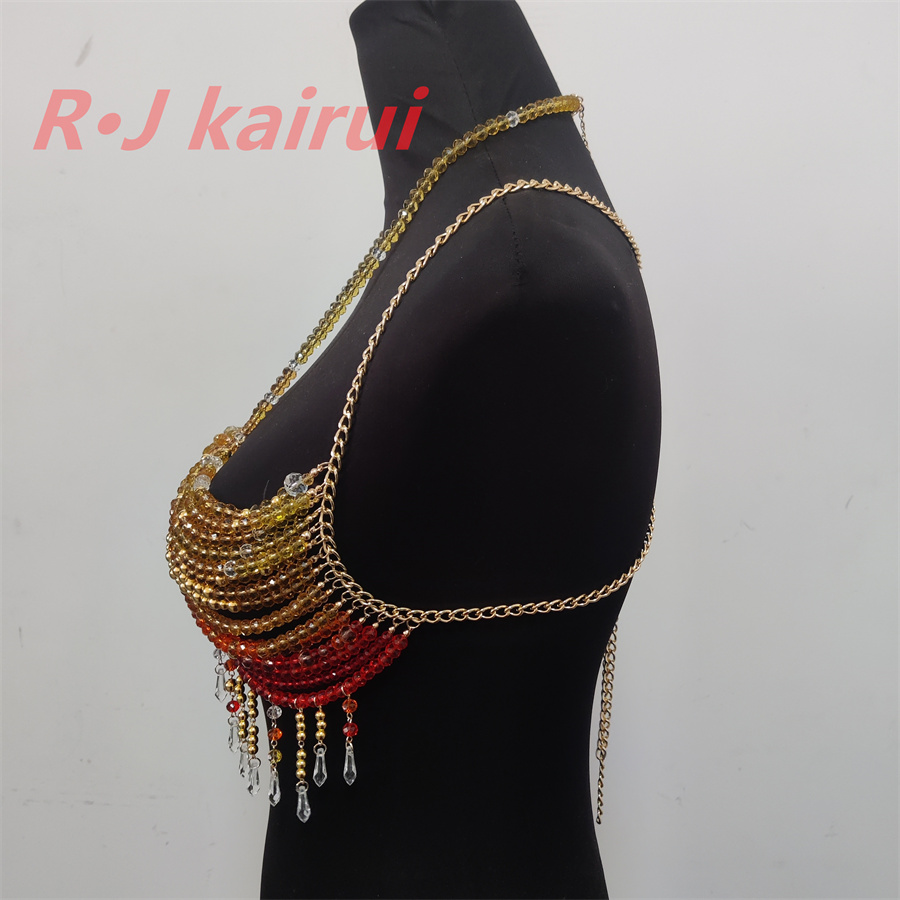 RJ Fashion Seksi Logam Kuning  - Yellow Body Jewelry ulasan dan harga