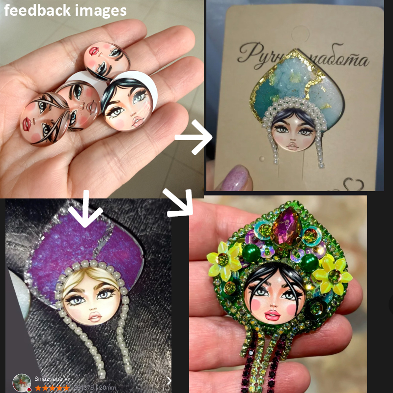 Boneka Rusia Baru, Wajah Gadis - Body Jewelry Top ulasan dan harga