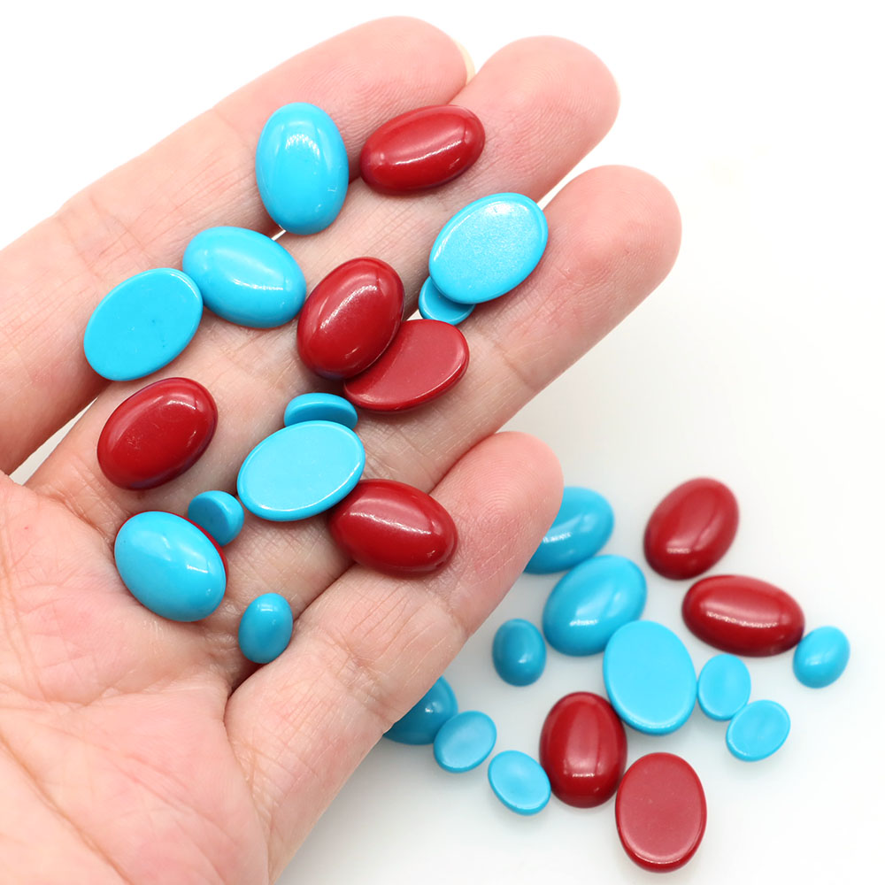 10pcs/lot Batu Turquoise Alami - Body Jewelry Top ulasan dan harga