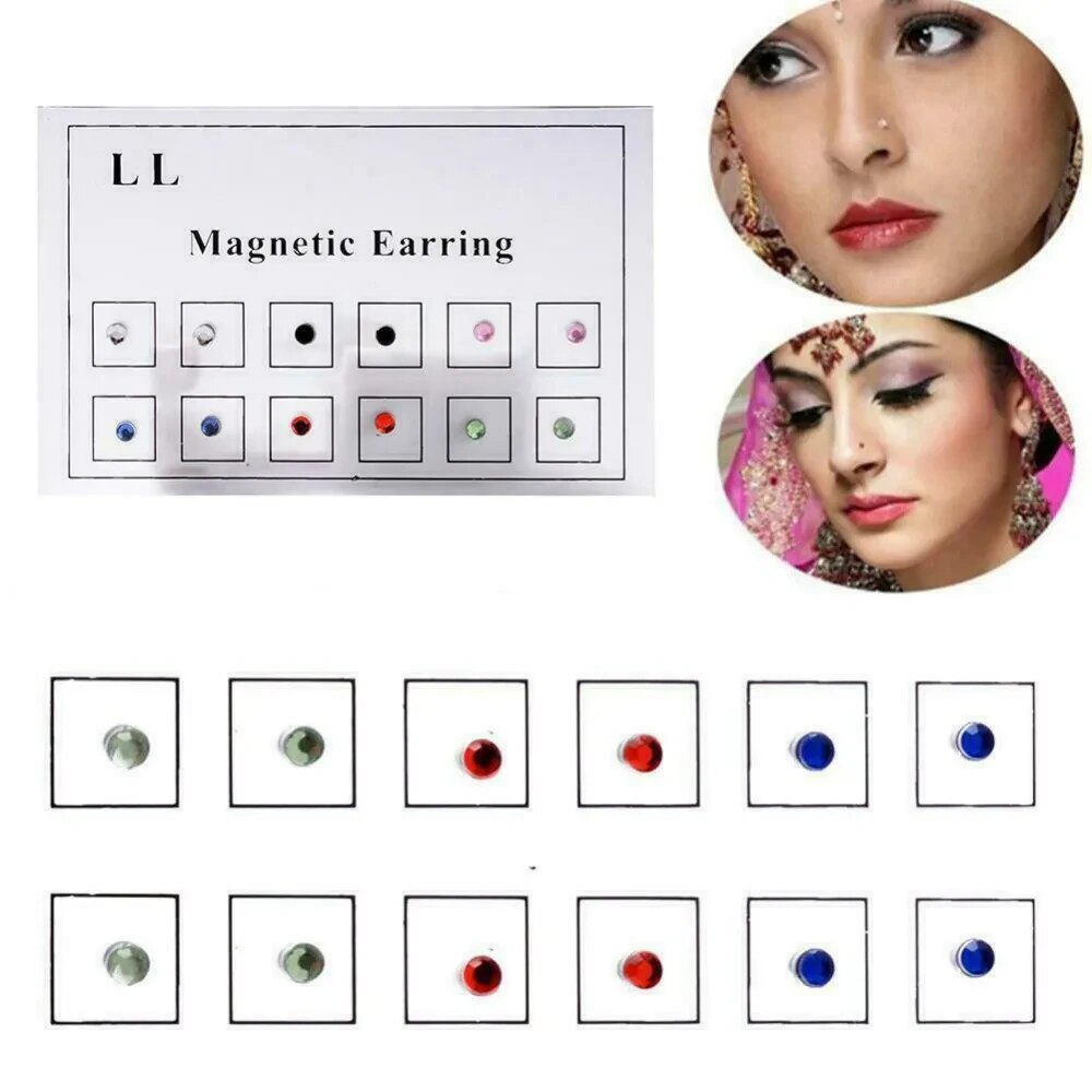 12 buah/kartu palsu penipu Mag - Body Jewelry Nose ulasan dan harga