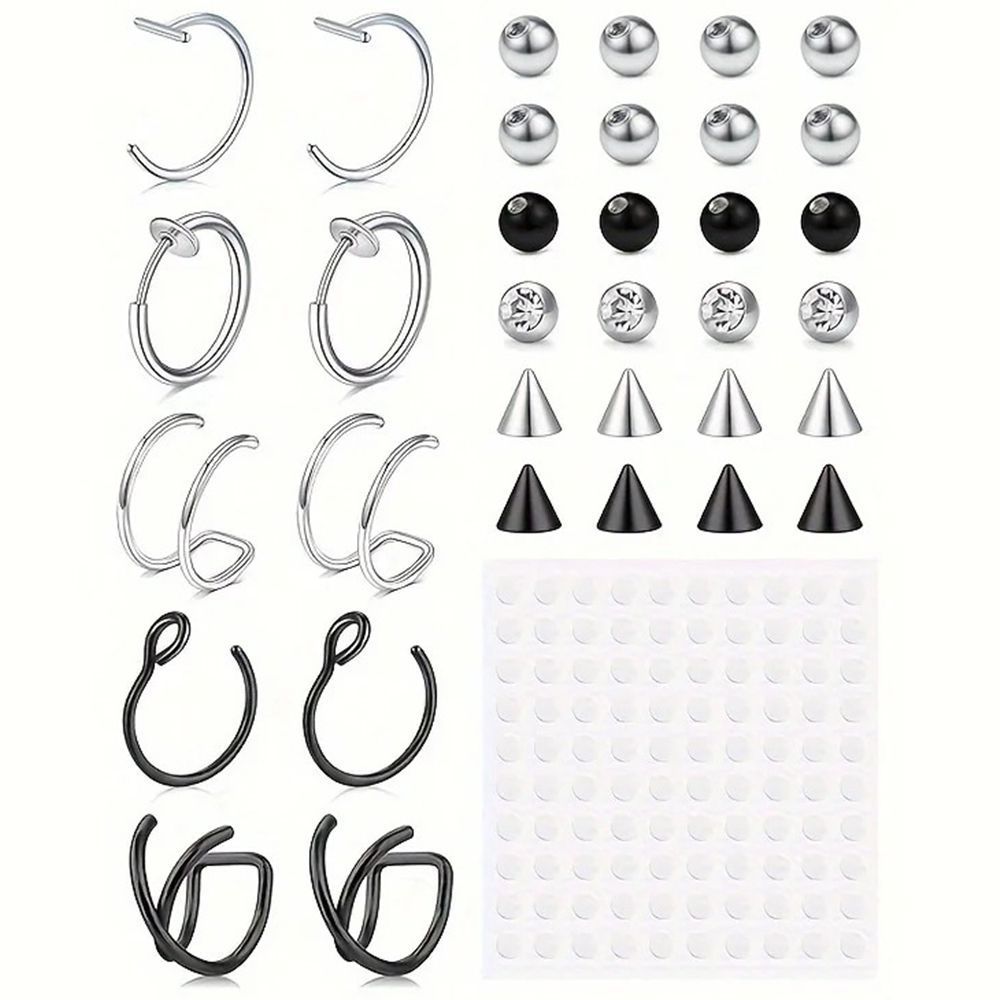 Tindik Palsu, Cincin Bibir Pal - Body Jewelry Nose ulasan dan harga