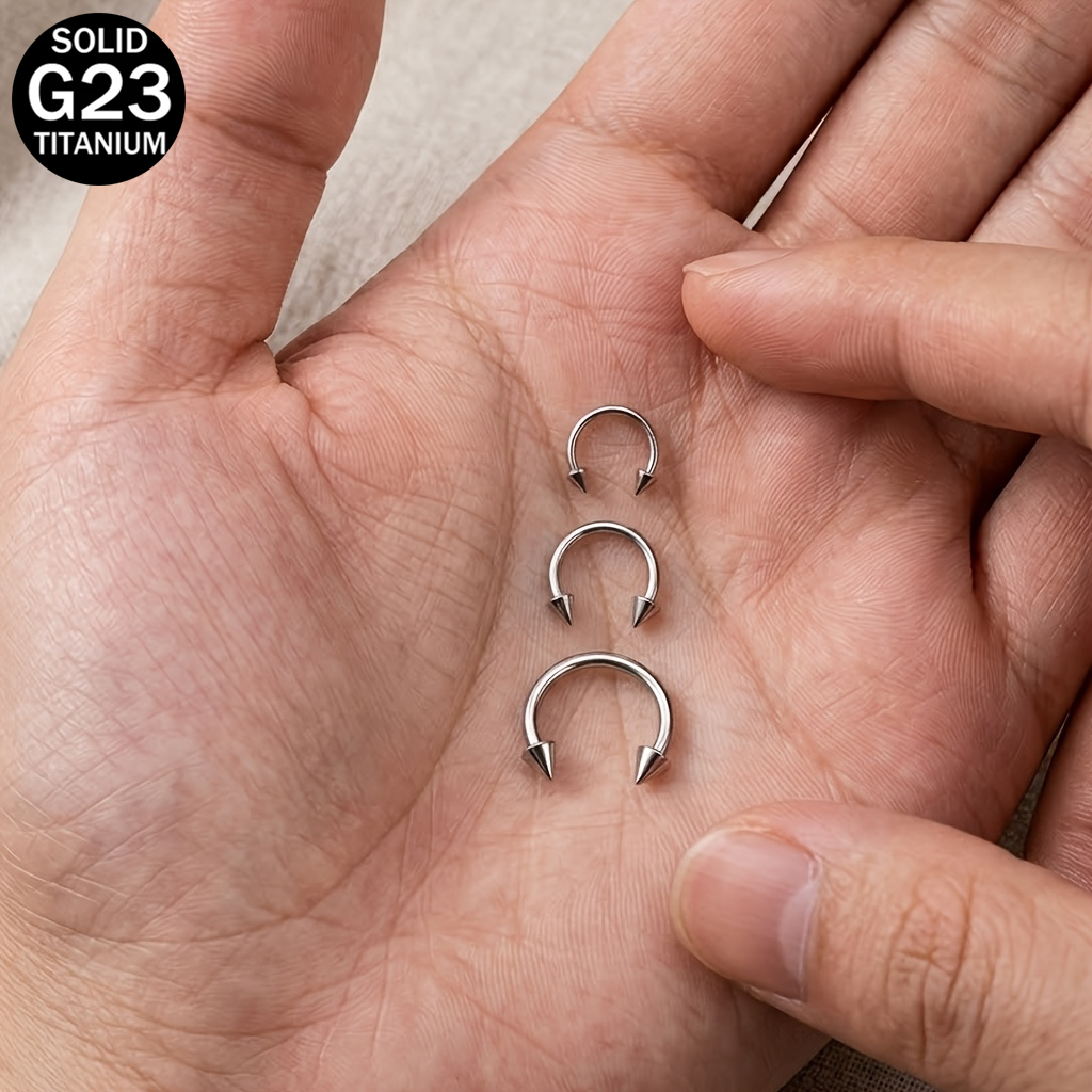 2pcs/Set Cincin Tindik Horsesh - Body Jewelry Nose ulasan dan harga
