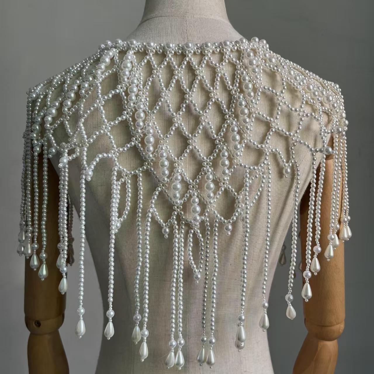 Rompi Selendang Berhias Manik- - Body Jewelry Vest ulasan dan harga