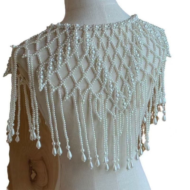 Rompi Selendang Berhias Manik- - Body Jewelry Vest ulasan dan harga