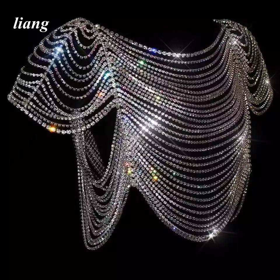 Tubuh Seksi Rantai Bikini Romp - Body Jewelry Vest ulasan dan harga