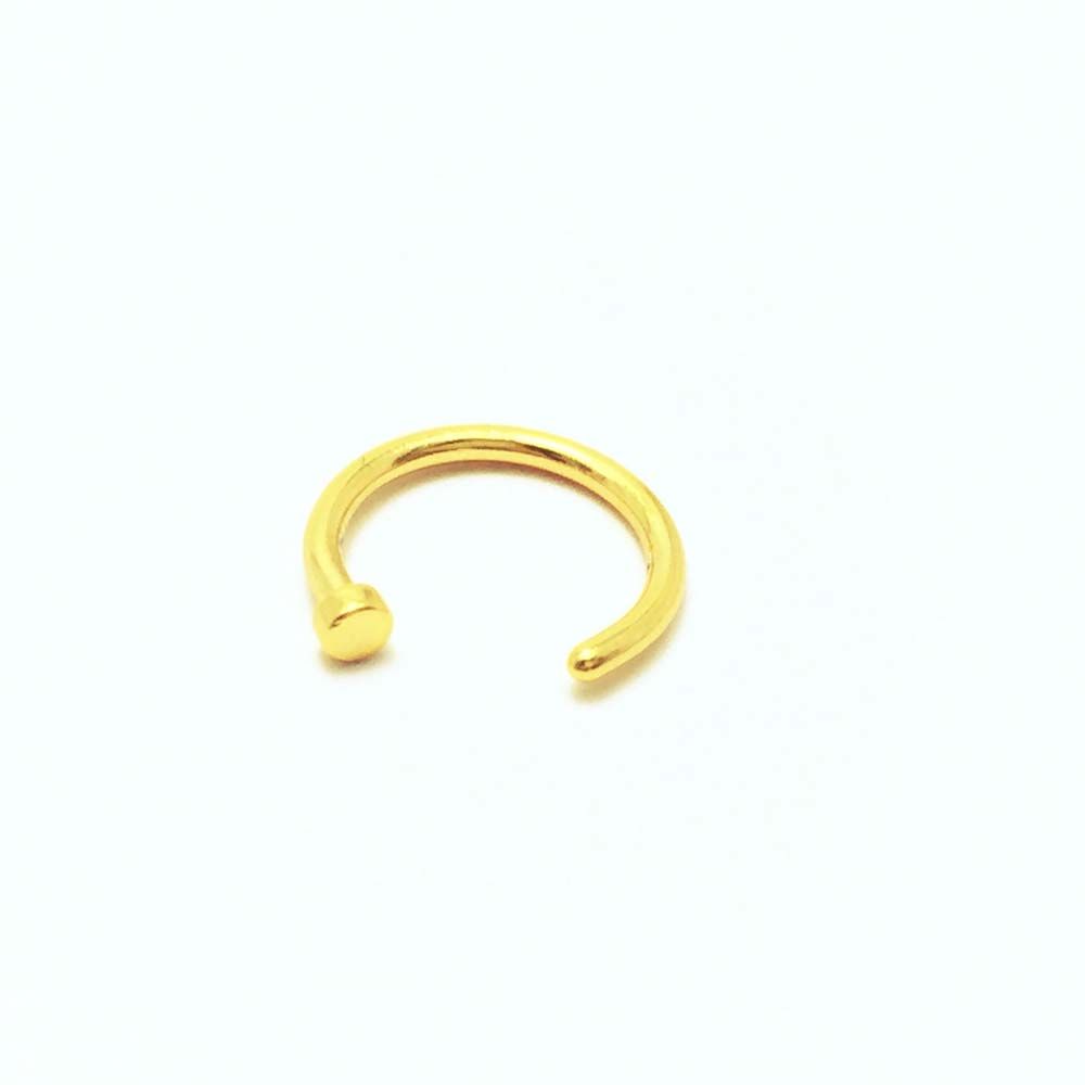 Anting-anting stud berbentuk C - Body Jewelry Hoops ulasan dan harga