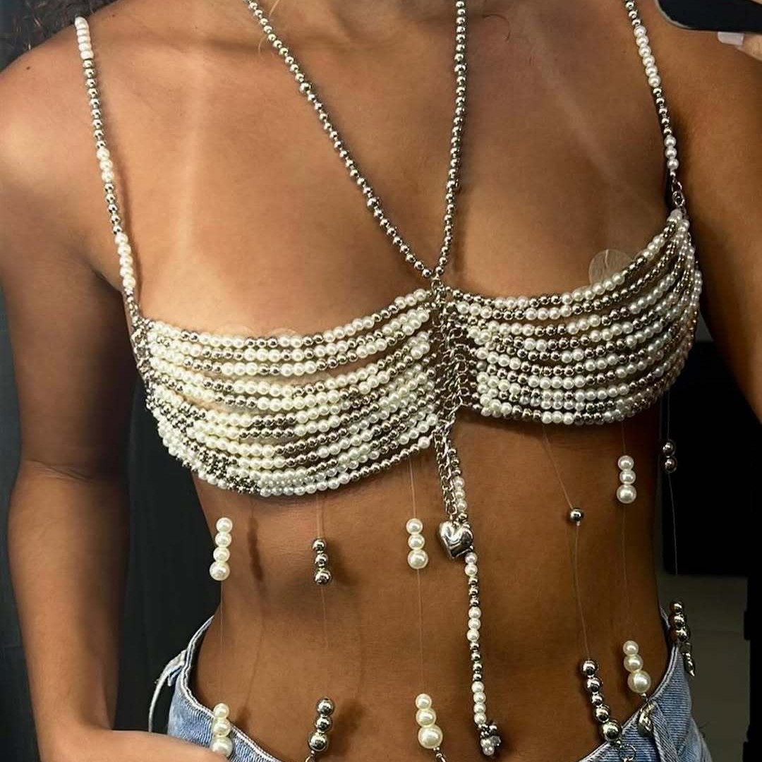 2025 atasan rompi Halter desai - Body Jewelry Vest ulasan dan harga