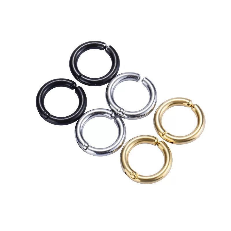 2/6 buah anting-anting Hoop Hu - Body Jewelry Hoops ulasan dan harga