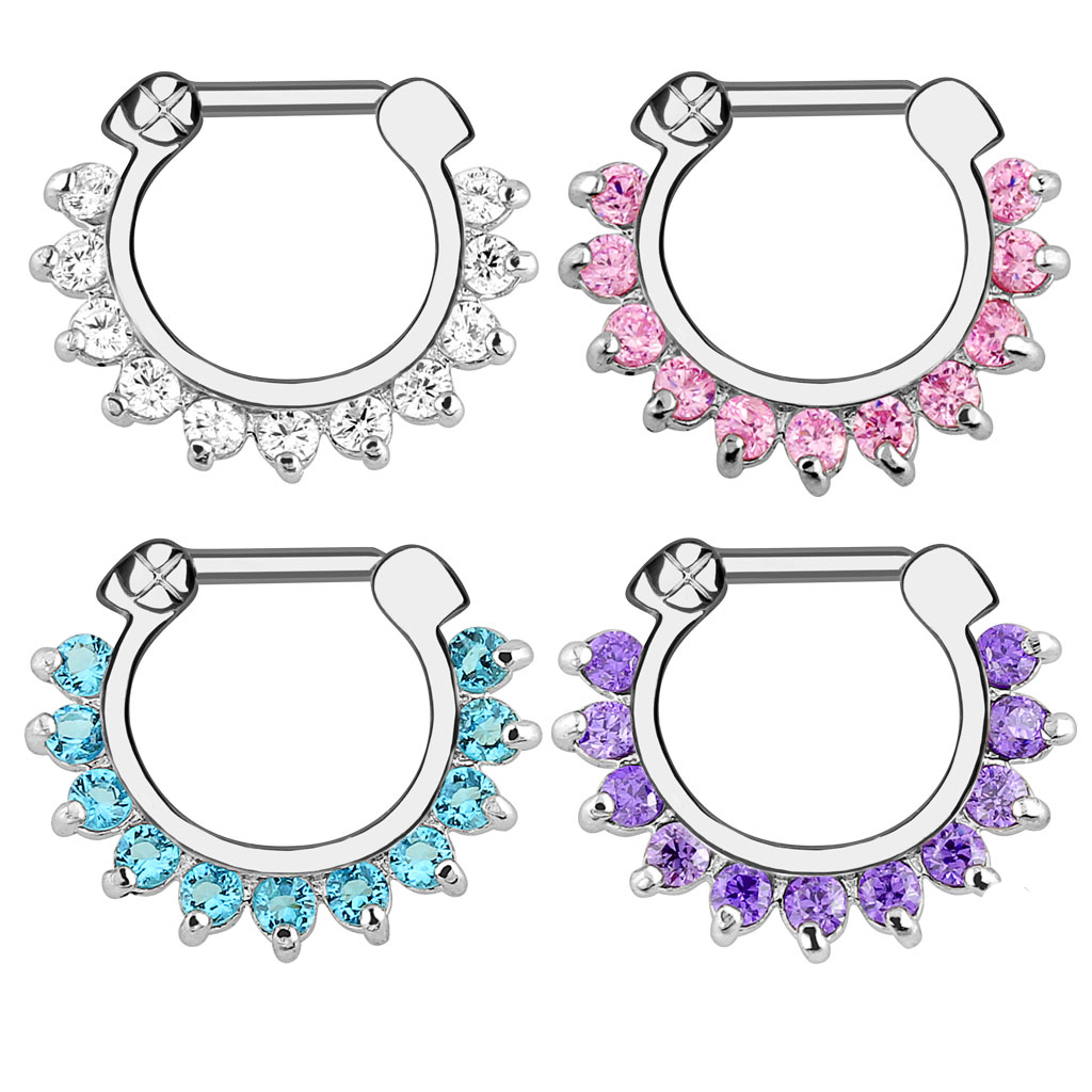 1 buah Cincin Septum Hidung Mo - Body Jewelry Nose ulasan dan harga