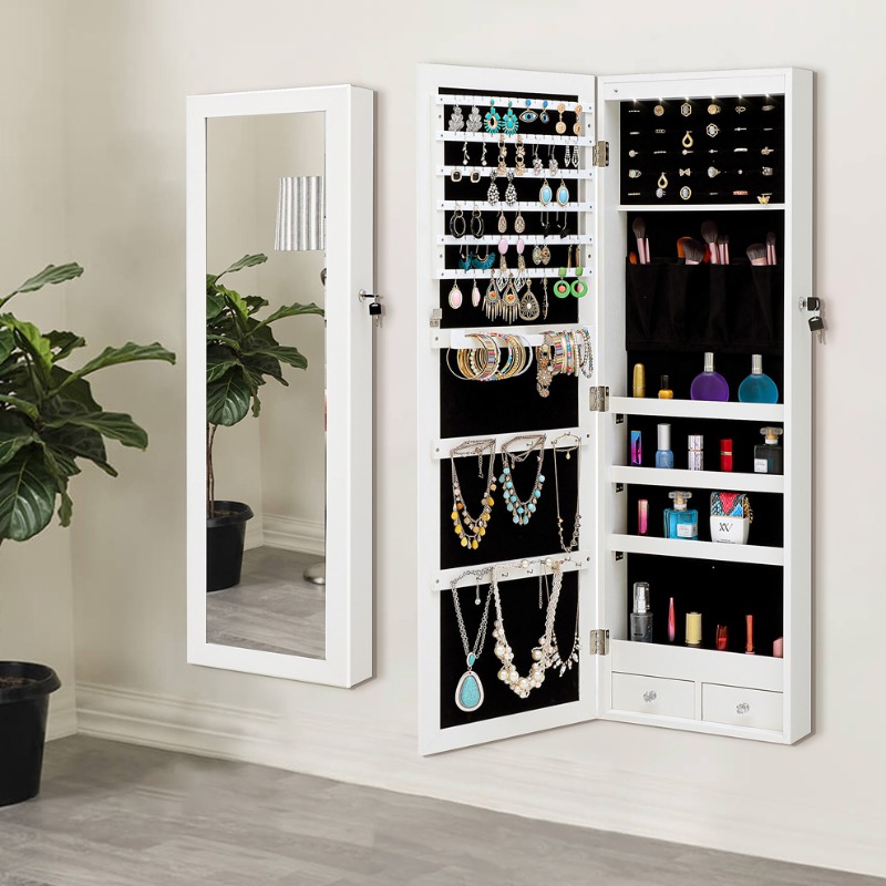 Cermin rias badan penuh, cermi - Body Jewelry Storage ulasan dan harga