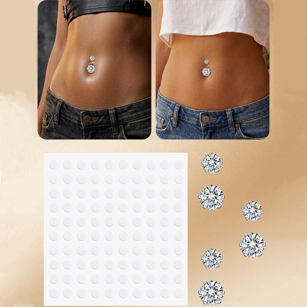 Cincin Pusar Palsu Berhiaskan  - Body Jewelry Hoops ulasan dan harga