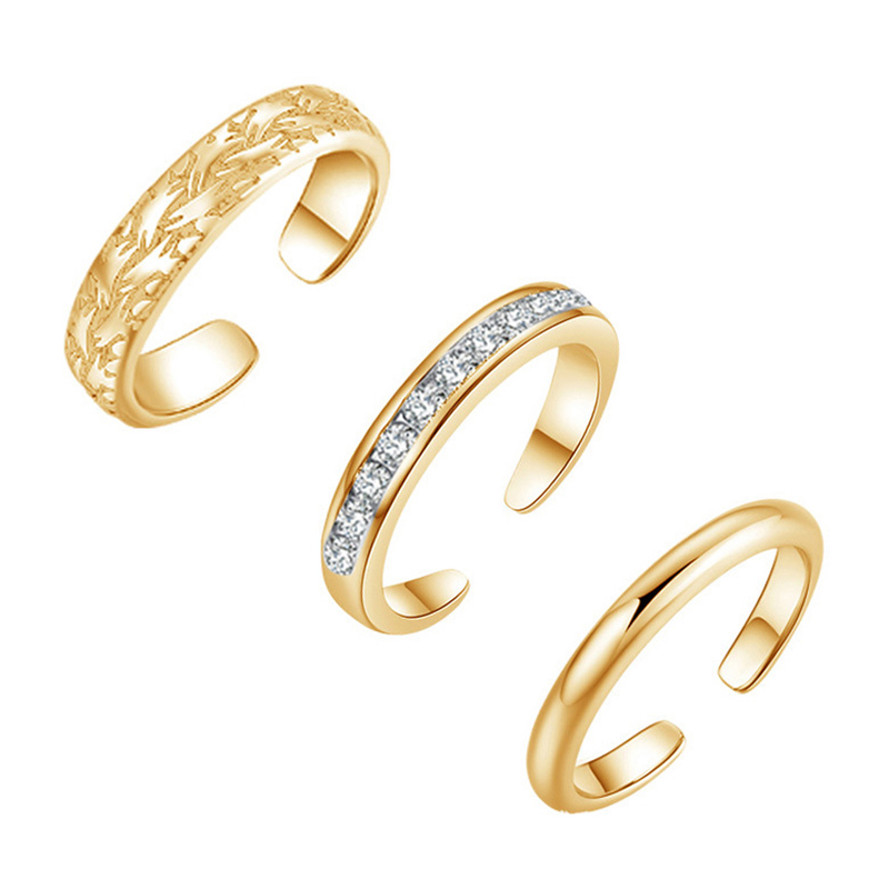 Cincin Jari Kaki Wanita Trio S - Body Jewelry Hoops ulasan dan harga