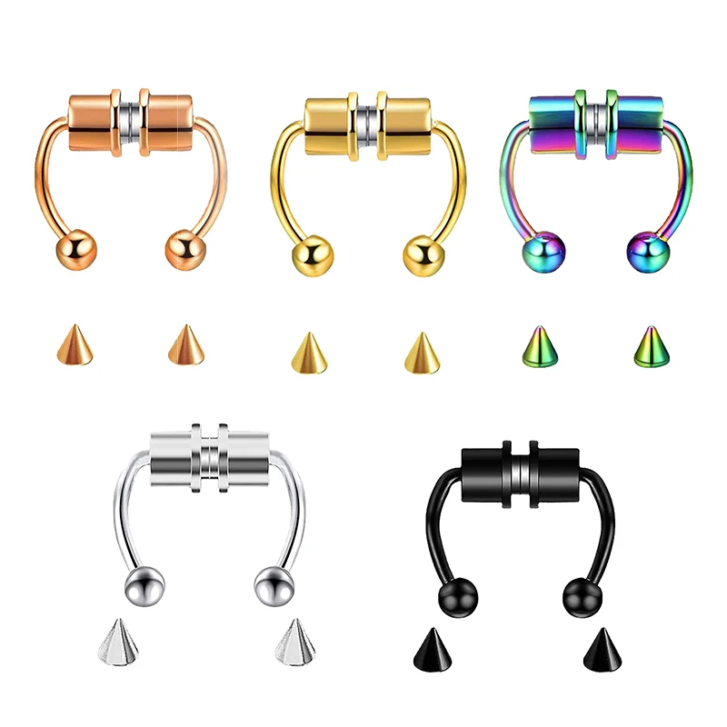Cincin tindik hidung palsu, pe - Body Jewelry Nose ulasan dan harga