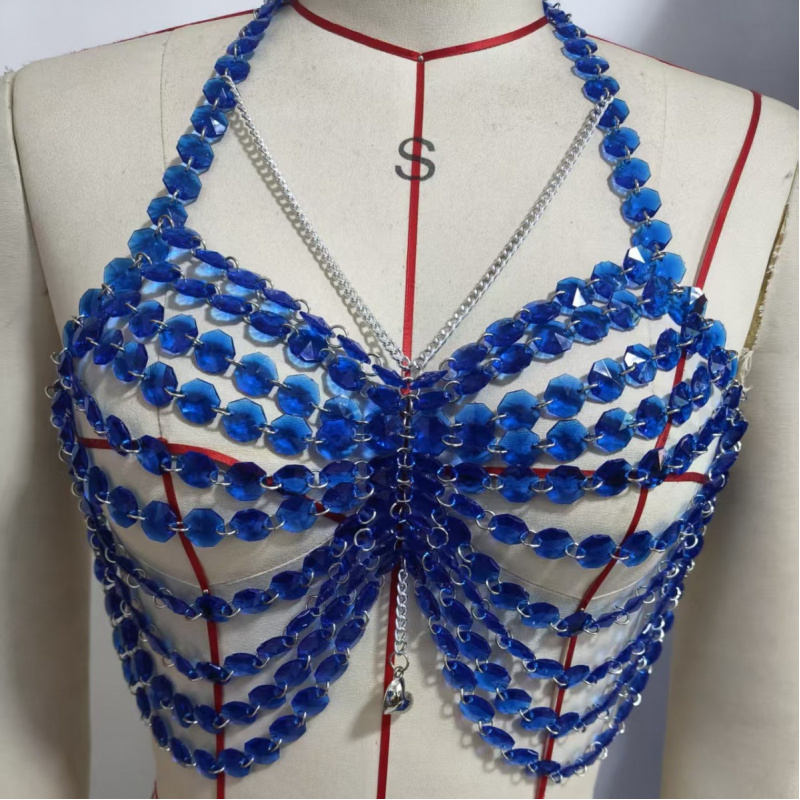 Rantai Dada Wanita Fashion Sek - Body Jewelry Vest ulasan dan harga