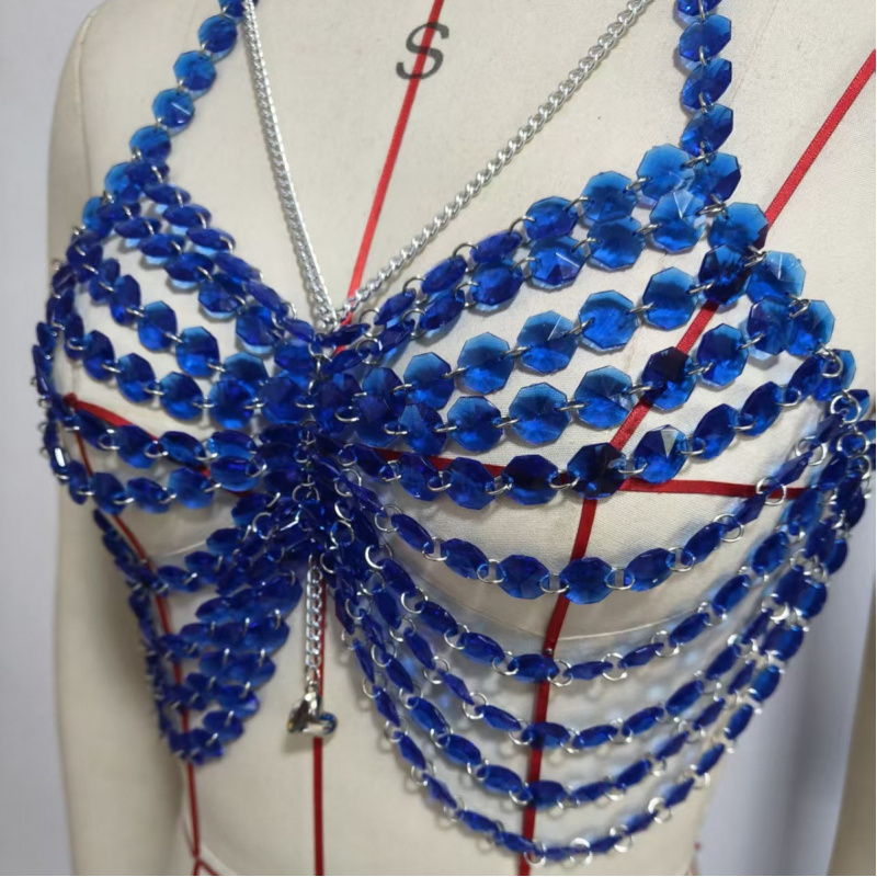 Rantai Dada Wanita Fashion Sek - Body Jewelry Vest ulasan dan harga