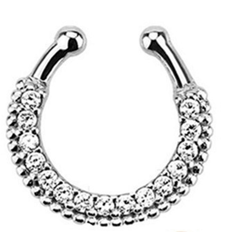 Anting-Anting Kristal Indian u - Body Jewelry Hoops ulasan dan harga