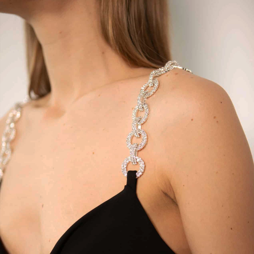 Tali Bra Berhias Batu Kristal  - Body Jewelry Hoops ulasan dan harga