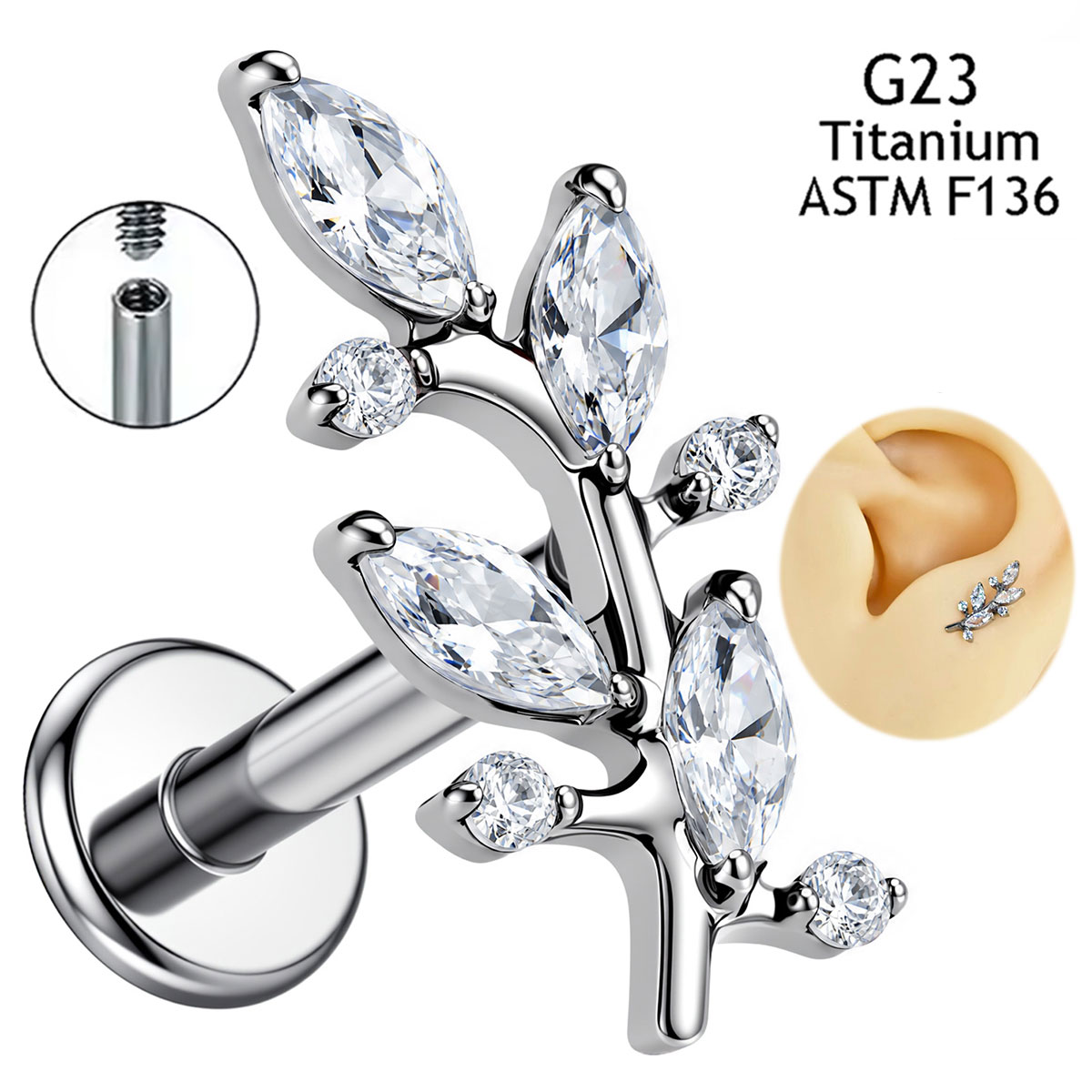Perhiasan Tubuh Baru dari Tita - Body Jewelry Implant Grade Titanium ulasan dan harga