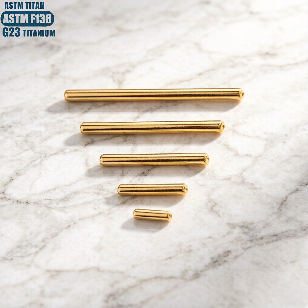 Batang Septum Titanium Grade I - Body Jewelry Implant Grade Titanium ulasan dan harga