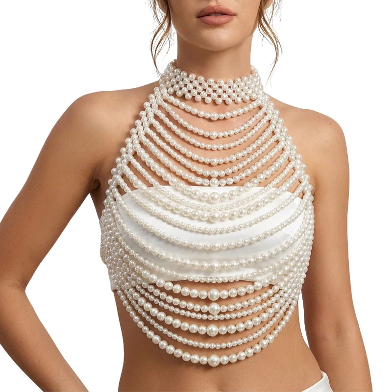 2026 Rompi Pengantin Berlapis  - Body Jewelry Vest ulasan dan harga