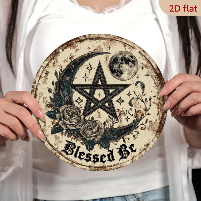 Papan kayu bundar bermotif bul - Star Flat Back ulasan dan harga