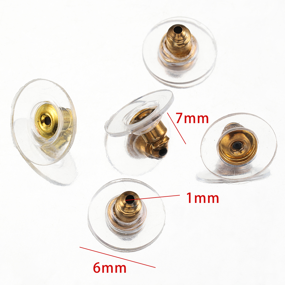 100 Buah 6Mm Sumbat Belakang A - Body Jewelry Top ulasan dan harga