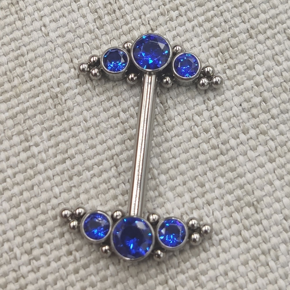 14G Cincin Pengupas Puting Uli - Body Jewelry Implant Grade Titanium ulasan dan harga